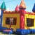 multicolored castles moonwalk from big sky party rentals 6