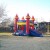 blue castle with a slide from big sky party rentals 4