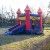 blue castle with a slide from big sky party rentals 2