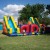 double obstacle course from big sky party rentals 2