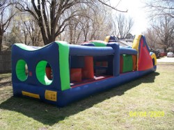 40 foot obstacle course from big sky party rentals 3